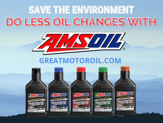 save the environment with using less motor oil amsoil