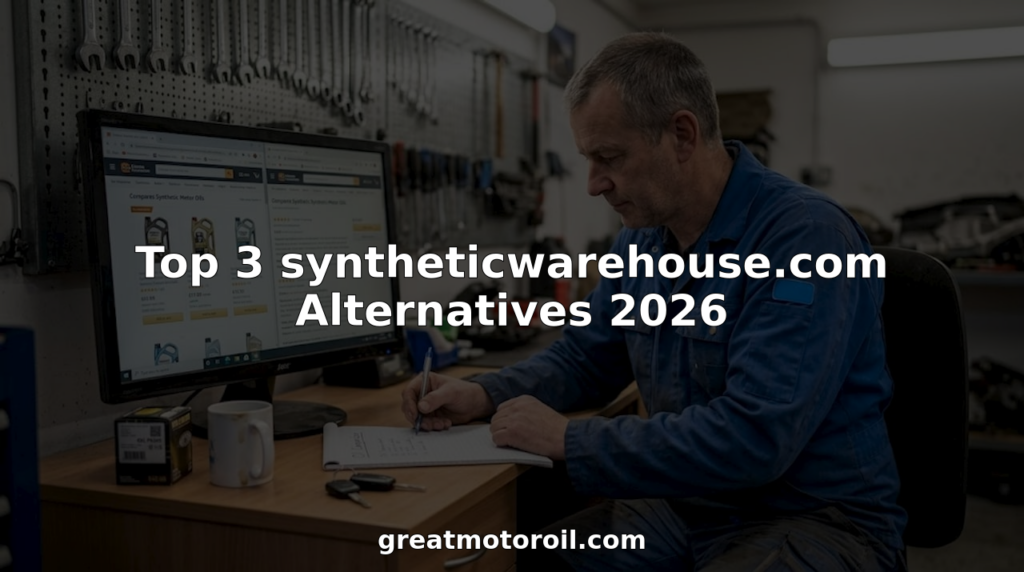 Car enthusiast researches synthetic oil alternatives